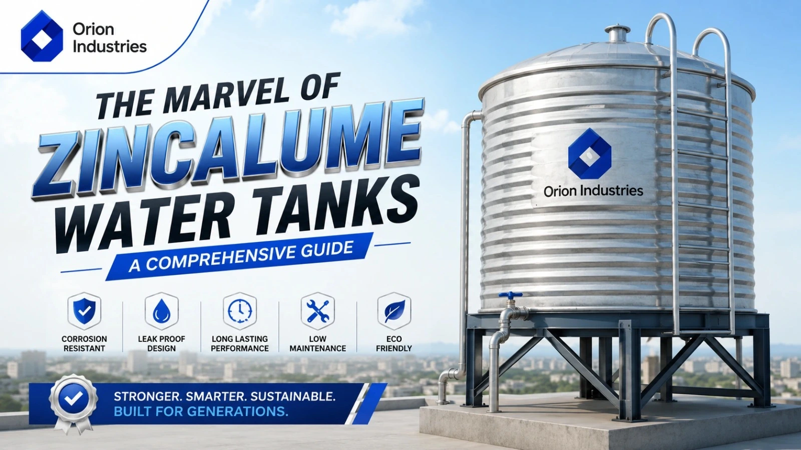 You are currently viewing The Marvel of Zincalume Water Tanks: A Comprehensive Guide